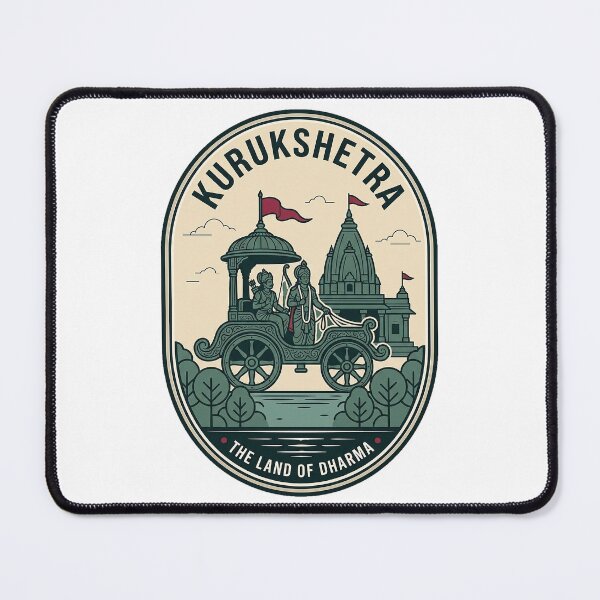 Item preview, Vintage Kurukshetra Krishna Arjuna Chariot Badge designed and sold by k3rstman1.