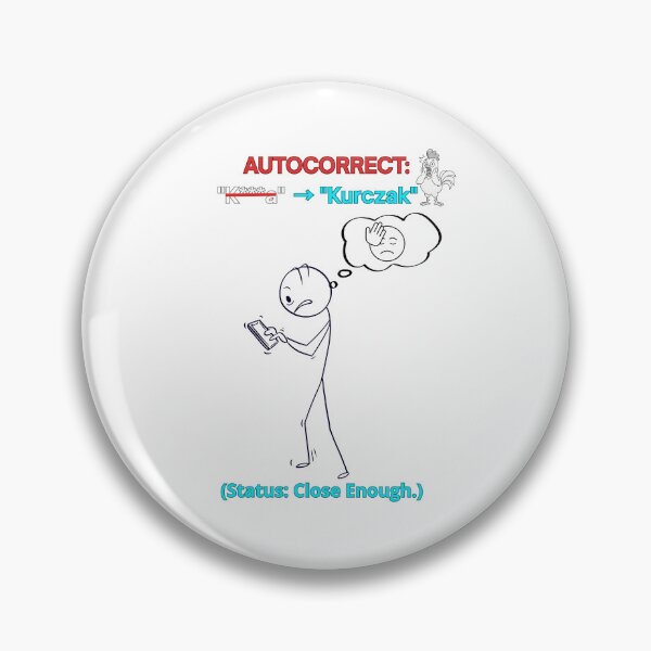 Item preview, White AUTOCORRECT K***a Kurczak - Funny Polinglish Polish Humor Phone Gift designed and sold by VibePolinglish.