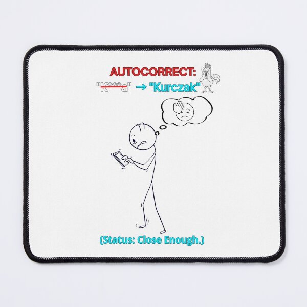 Item preview, White AUTOCORRECT K***a Kurczak - Funny Polinglish Polish Humor Phone Gift designed and sold by VibePolinglish.