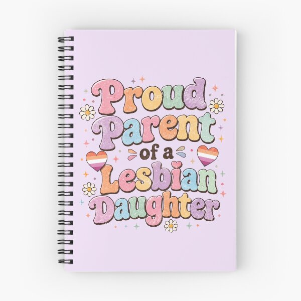 Item preview, Proud Parent of a Lesbian Daughter Groovy Pastel Pride designed and sold by SweetLilith.
