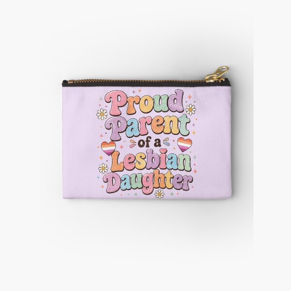 Item preview, Proud Parent of a Lesbian Daughter Groovy Pastel Pride designed and sold by SweetLilith.