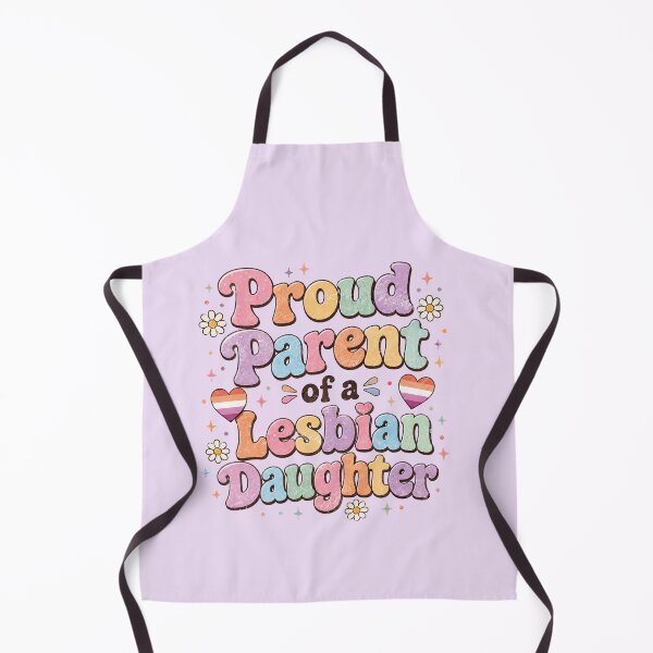 Item preview, Proud Parent of a Lesbian Daughter Groovy Pastel Pride designed and sold by SweetLilith.