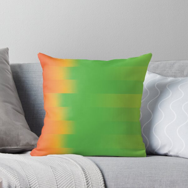 Item preview, Orange Green Gradient Stripes Abstract Modern Minimalist Poster designed and sold by ByJacobHam.
