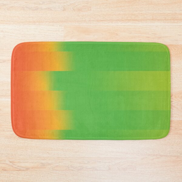 Item preview, Orange Green Gradient Stripes Abstract Modern Minimalist Poster designed and sold by ByJacobHam.