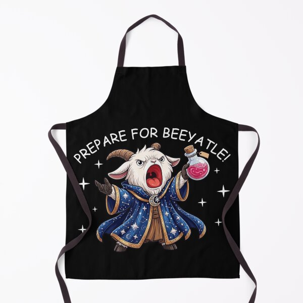 Item preview, Funny Goat Wizard Magic Potion Prepare For Beeyatle Fantasy Art designed and sold by KrystinaGiGi.
