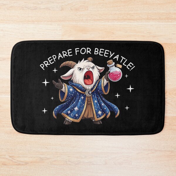 Item preview, Funny Goat Wizard Magic Potion Prepare For Beeyatle Fantasy Art designed and sold by KrystinaGiGi.