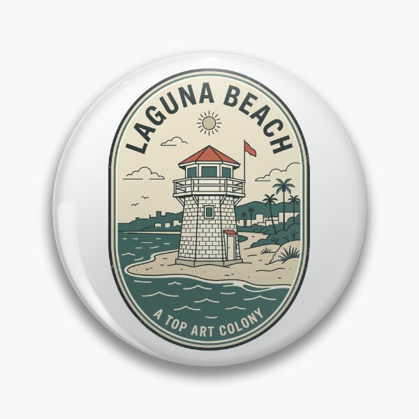 Item preview, Vintage Laguna Beach California Pirate Tower Coast designed and sold by k3rstman1.