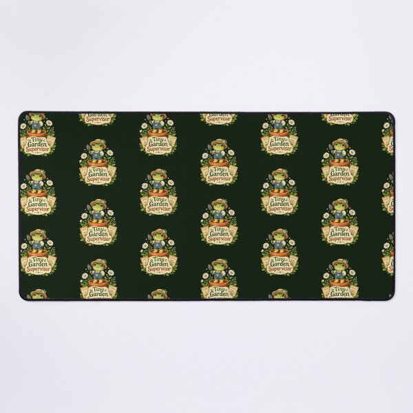 Item preview, Tiny Garden Supervisor Cute Frog Gardener Cottagecore Design designed and sold by Cascio311.