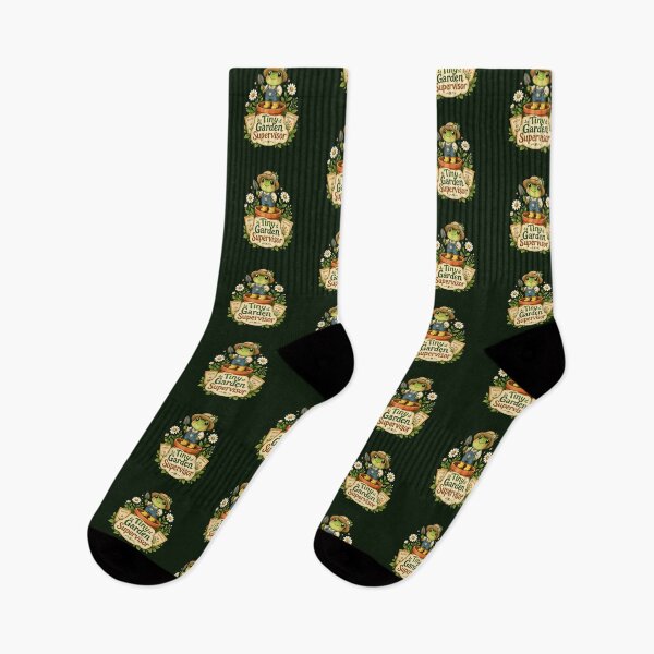 Item preview, Tiny Garden Supervisor Cute Frog Gardener Cottagecore Design designed and sold by Cascio311.