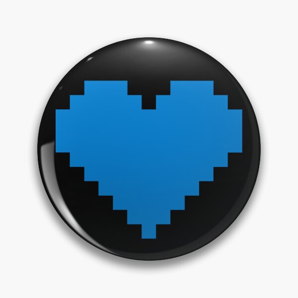 Item preview, Blue Pixel Heart designed and sold by 8BitBritt.