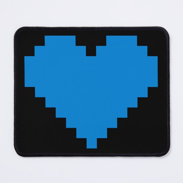 Item preview, Blue Pixel Heart designed and sold by 8BitBritt.