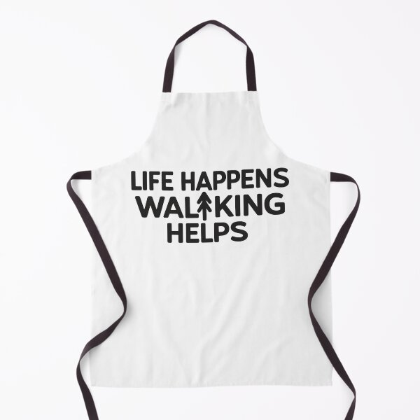 Item preview, Life Happens Walking Helps, Funny Fitness Walker designed and sold by CloudyPress.