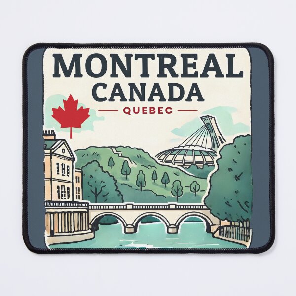 Item preview, Montreal Quebec Canada Cute Simple Cityscape City Pride designed and sold by HowToCanadian.