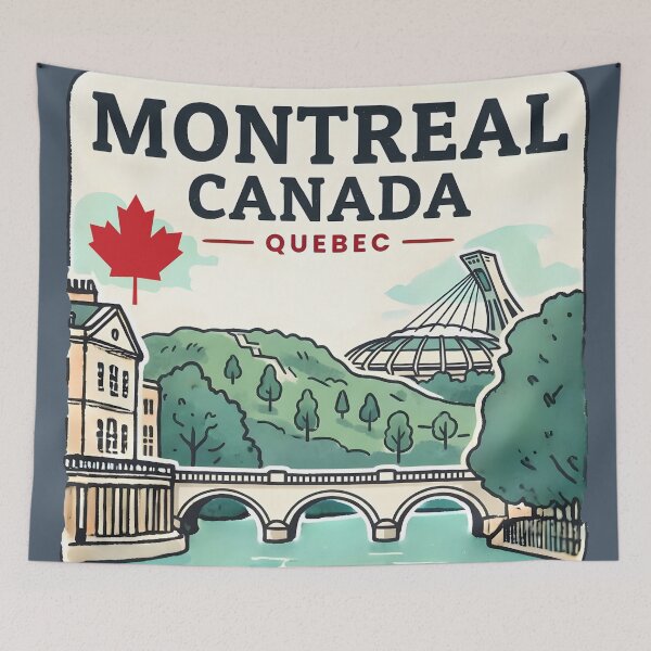 Item preview, Montreal Quebec Canada Cute Simple Cityscape City Pride designed and sold by HowToCanadian.