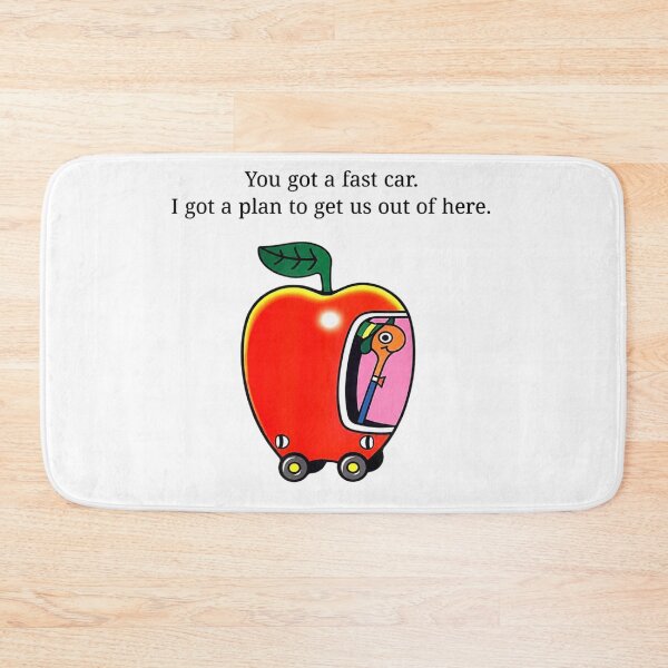 Item preview, Fast Car Apple Vehicle Worm Driver Lowly Worm Richard Scarry Art designed and sold by KrystinaGiGi.