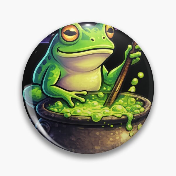 Item preview, Frog Wizard Brewing Potions T-Shirt designed and sold by redsharkuk.