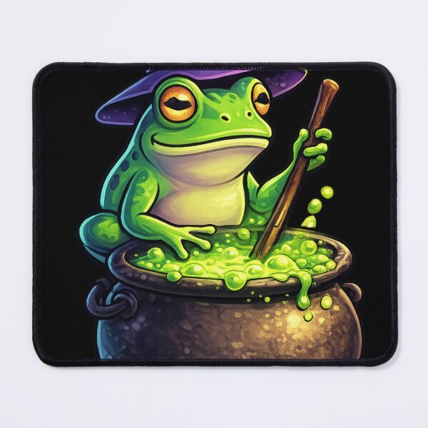 Item preview, Frog Wizard Brewing Potions T-Shirt designed and sold by redsharkuk.