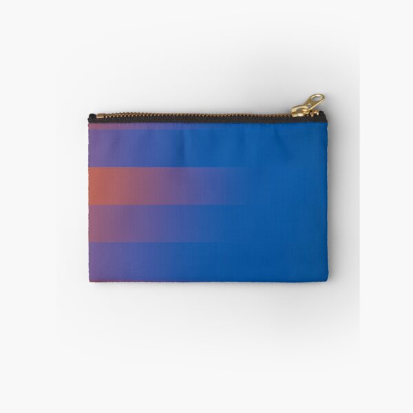 Item preview, Blue Orange Gradient Stripes Abstract Modern Minimalist Poster designed and sold by ByJacobHam.