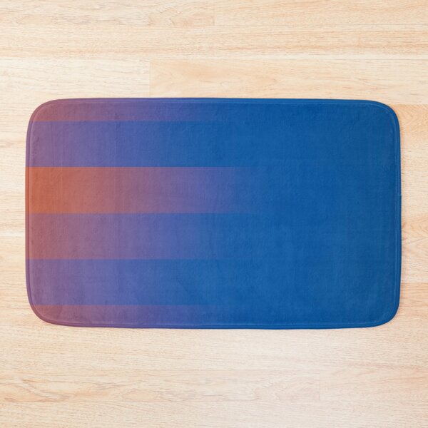 Item preview, Blue Orange Gradient Stripes Abstract Modern Minimalist Poster designed and sold by ByJacobHam.