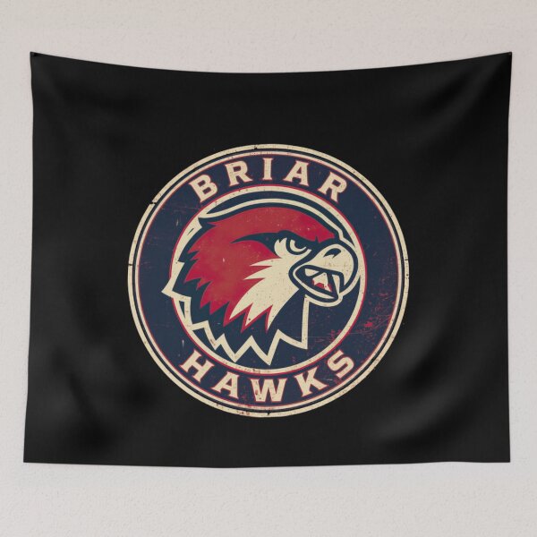 Item preview, Briar Hawks Vintage Hockey Logo Classic T-Shirt designed and sold by CareerKitties.