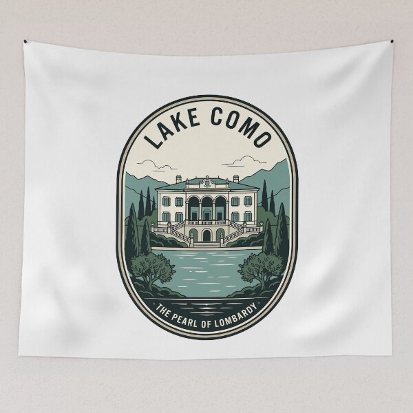 Item preview, Vintage Lake Como Italy Pearl of Lombardy Villa designed and sold by k3rstman1.