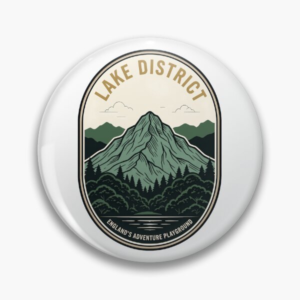 Item preview, Vintage Lake District England Mountain Adventure Badge designed and sold by k3rstman1.