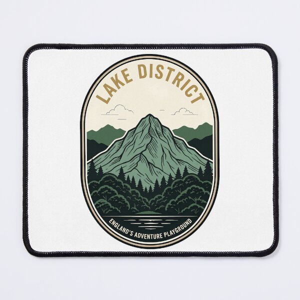 Item preview, Vintage Lake District England Mountain Adventure Badge designed and sold by k3rstman1.