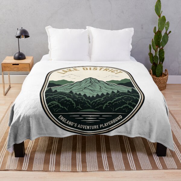 Item preview, Vintage Lake District England Mountain Adventure Badge designed and sold by k3rstman1.
