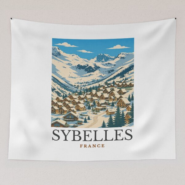 Item preview, Les Sybelles - France designed and sold by GoodOldVintage.
