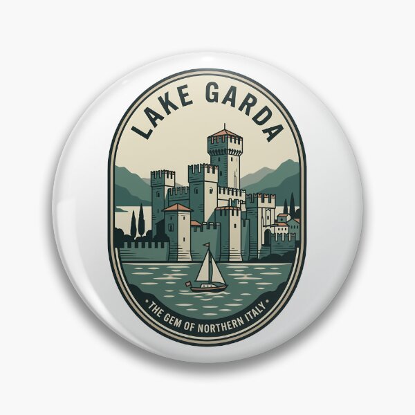 Item preview, Vintage Lake Garda Italy Sirmione Travel Badge designed and sold by k3rstman1.