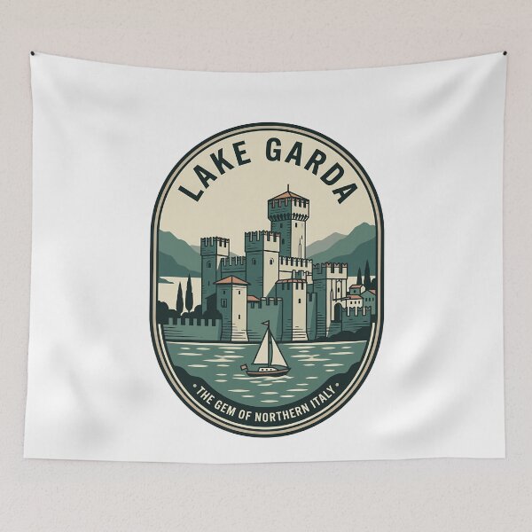Item preview, Vintage Lake Garda Italy Sirmione Travel Badge designed and sold by k3rstman1.
