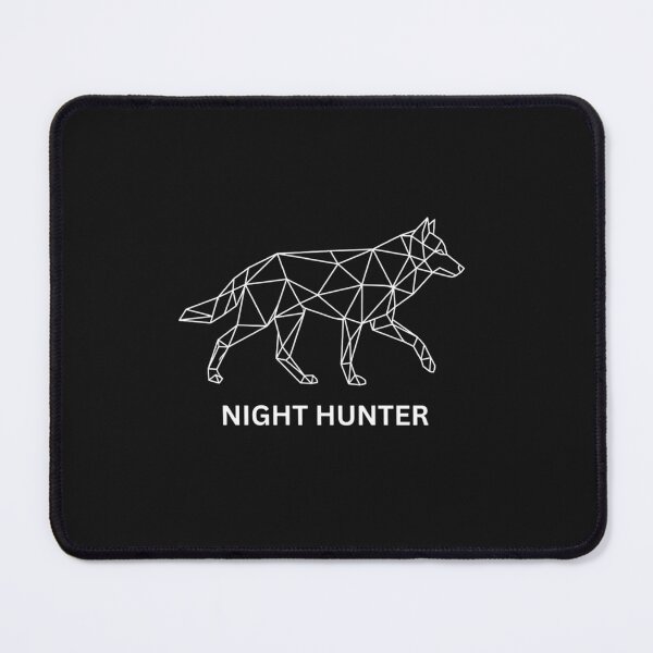 Item preview, Geometric Walking Wolf Night Hunter Art designed and sold by GiggleInkTees.
