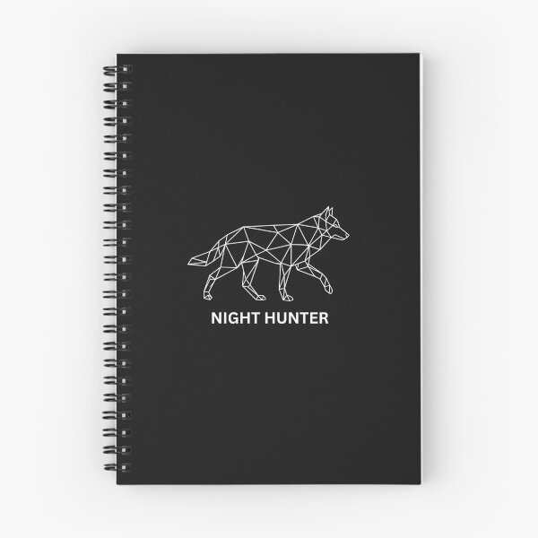 Item preview, Geometric Walking Wolf Night Hunter Art designed and sold by GiggleInkTees.