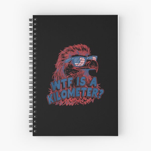 Item preview, WTF Is A Kilometer Funny American Eagle Patriotic Fourth Of July Meme designed and sold by NgumohaLanke.
