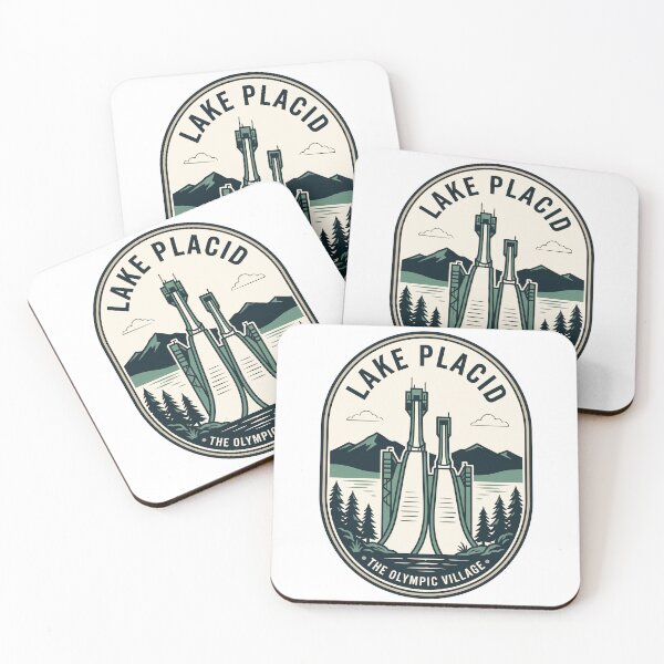 Item preview, Lake Placid Olympic Village Ski Jump Vintage Emblem designed and sold by k3rstman1.