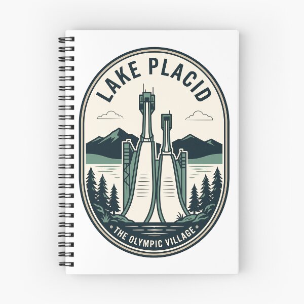 Item preview, Lake Placid Olympic Village Ski Jump Vintage Emblem designed and sold by k3rstman1.