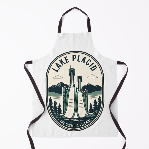 Item preview, Lake Placid Olympic Village Ski Jump Vintage Emblem designed and sold by k3rstman1.