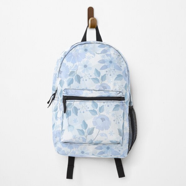 Item preview, Soft Blue Vintage Floral Seamless Pattern designed and sold by reanacreations.