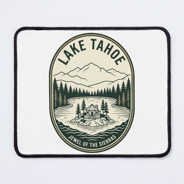 Item preview, Vintage Lake Tahoe Sierra Nevada Mountain Badge designed and sold by k3rstman1.