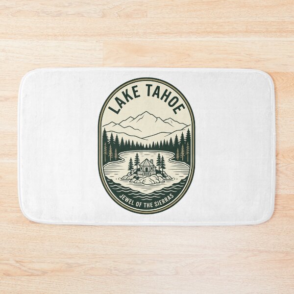 Item preview, Vintage Lake Tahoe Sierra Nevada Mountain Badge designed and sold by k3rstman1.