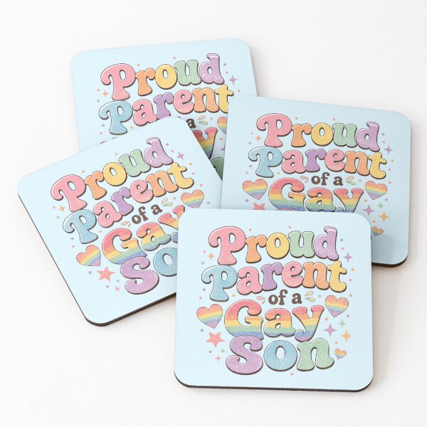 Item preview, Proud Parent of a Gay Son Groovy Pastel Pride designed and sold by SweetLilith.