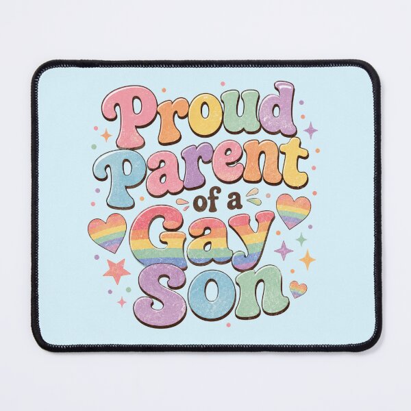 Item preview, Proud Parent of a Gay Son Groovy Pastel Pride designed and sold by SweetLilith.