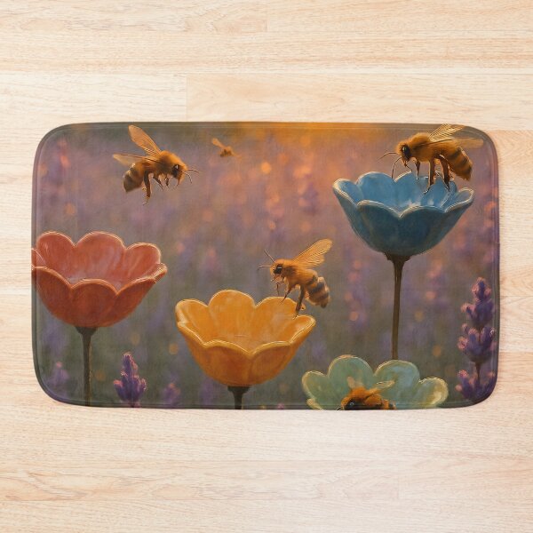 Item preview, Golden Hour Bees designed and sold by AI-Only Creations.