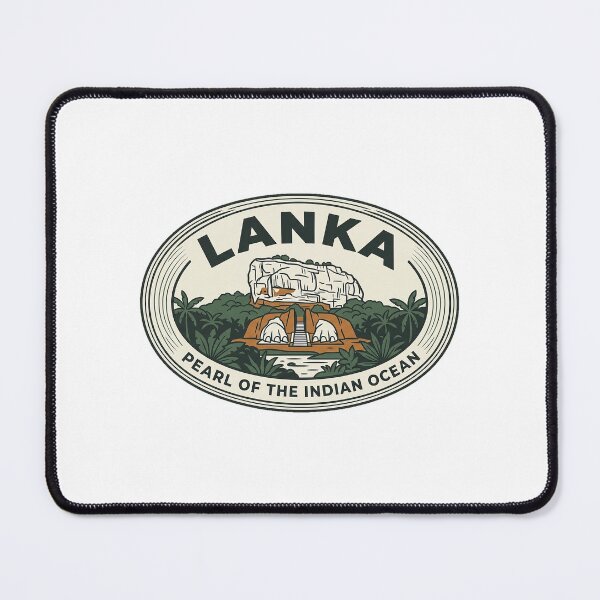 Item preview, Sri Lanka Sigiriya Lion Rock Vintage Travel Emblem designed and sold by k3rstman1.