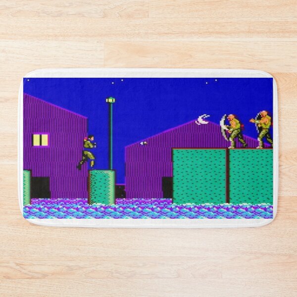 Item preview, Illustration - Night Ninja Platformer Retro Elegant designed and sold by AnimeShin.