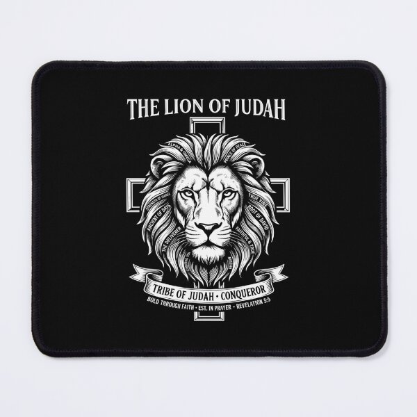 Item preview, The Lion of Judah Christian Cross Revelation 5:5 designed and sold by crouchingpixel.