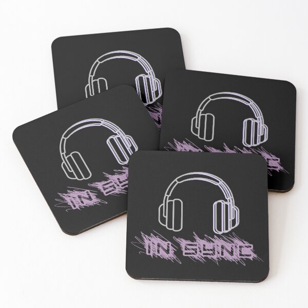 Item preview, In Sync Headphones Music Lover Aesthetic  designed and sold by reanacreations.