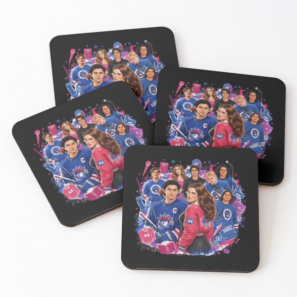 Item preview, Off Campus Hockey Romance Squad Collage T-Shirt designed and sold by CareerKitties.