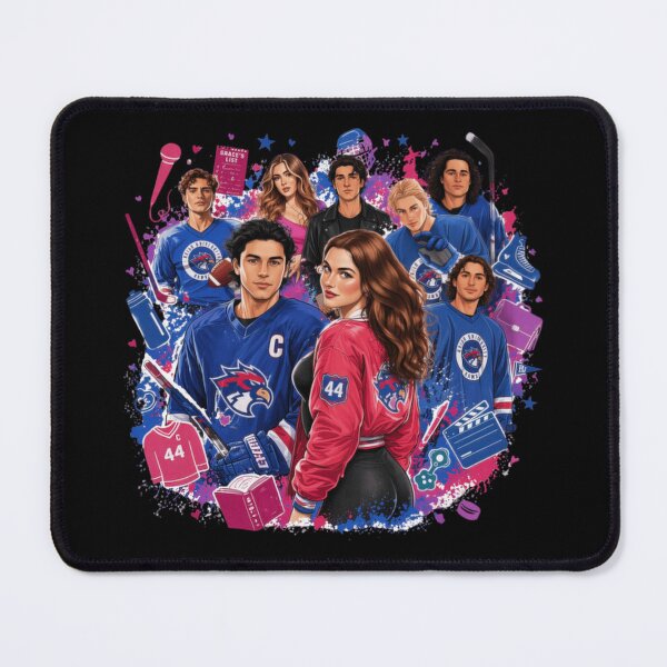 Item preview, Off Campus Hockey Romance Squad Collage T-Shirt designed and sold by CareerKitties.