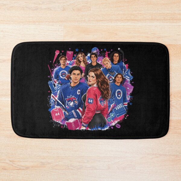 Item preview, Off Campus Hockey Romance Squad Collage T-Shirt designed and sold by CareerKitties.